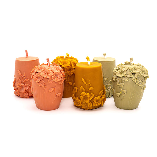 Beeswax candle