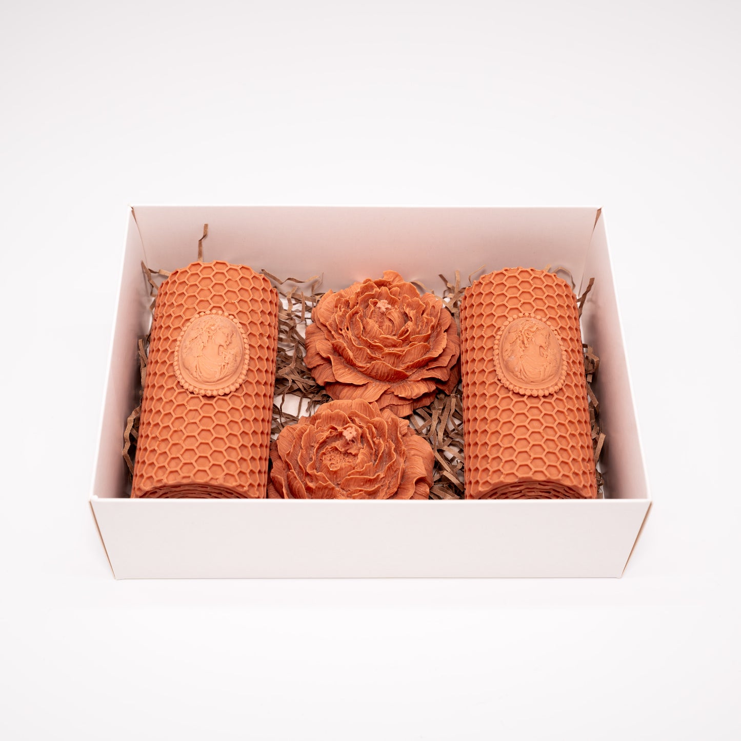 Beeswax candle set giftbox