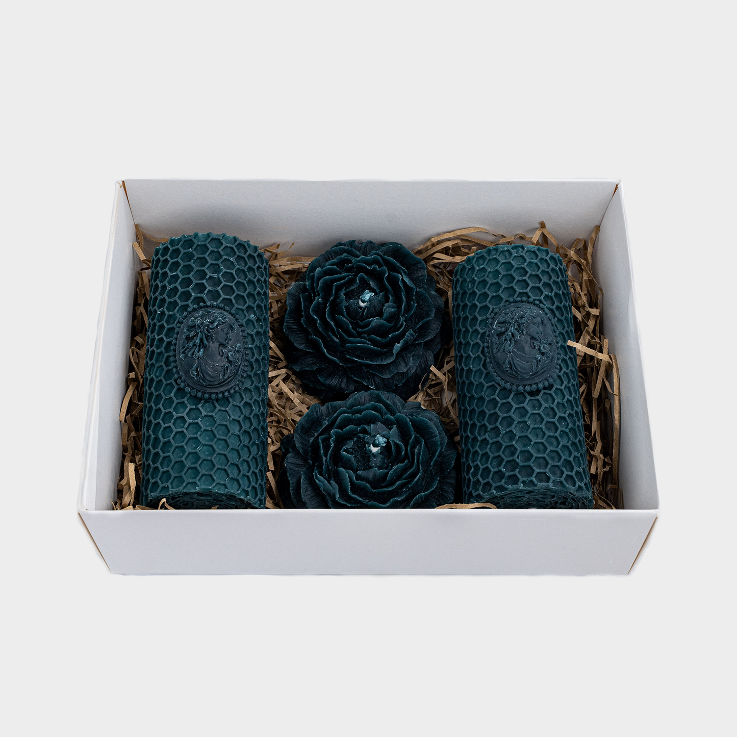 Beeswax candle set giftbox