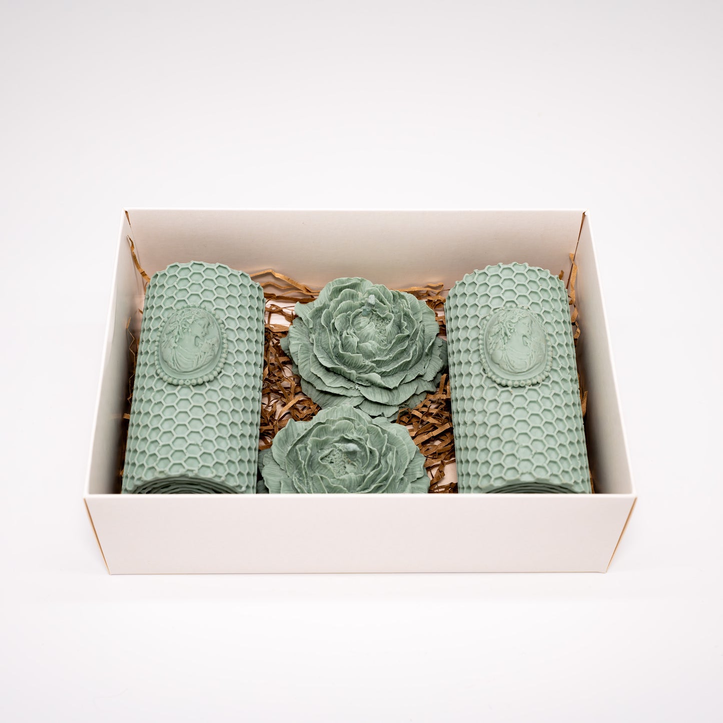 Beeswax candle set giftbox