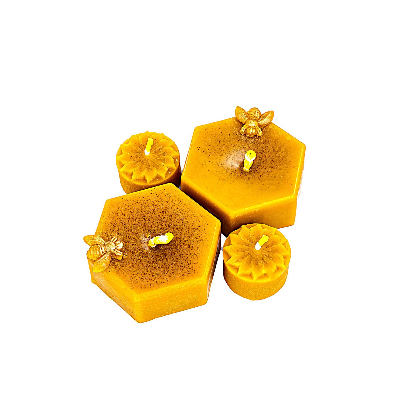 Beeswax candle set